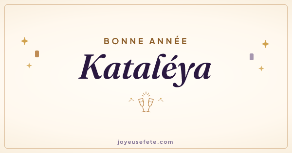 Image « Bonne année Kataléya » au format large