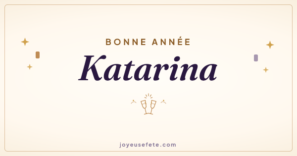 Image « Bonne année Katarina » au format large