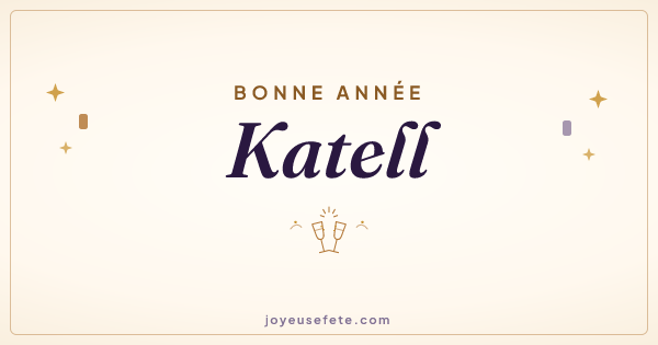Image « Bonne année Katell » au format large
