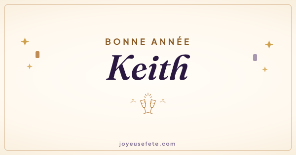 Image « Bonne année Keith » au format large