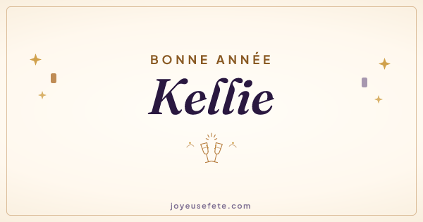 Image « Bonne année Kellie » au format large