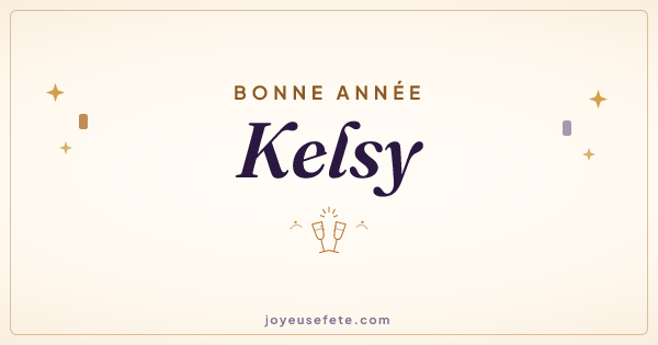 Image « Bonne année Kelsy » au format large