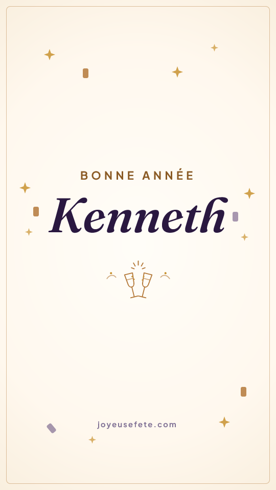 Image « Bonne année Kenneth » au format story