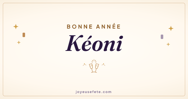 Image « Bonne année Kéoni » au format large