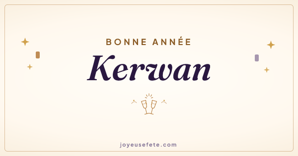 Image « Bonne année Kerwan » au format large