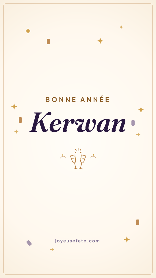 Image « Bonne année Kerwan » au format story