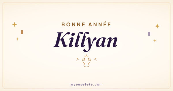 Image « Bonne année Killyan » au format large