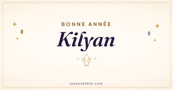 Image « Bonne année Kilyan » au format large