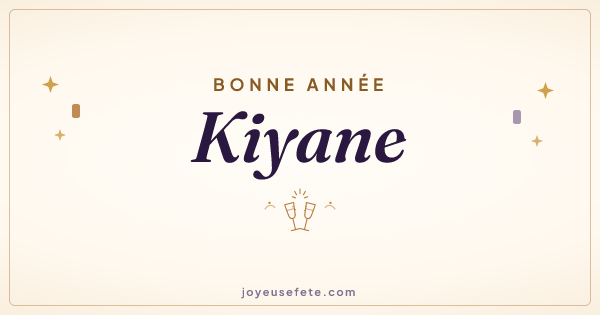 Image « Bonne année Kiyane » au format large