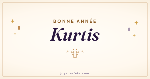 Image « Bonne année Kurtis » au format large