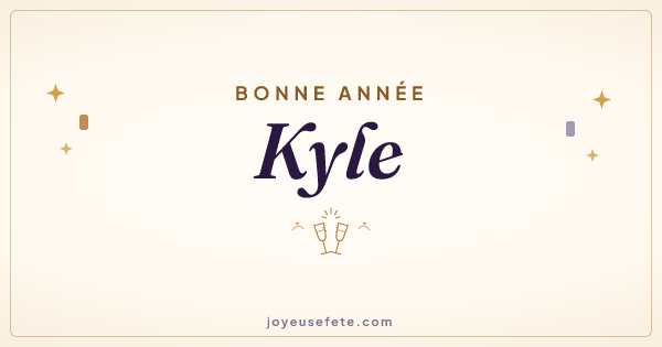 Image « Bonne année Kyle » au format large