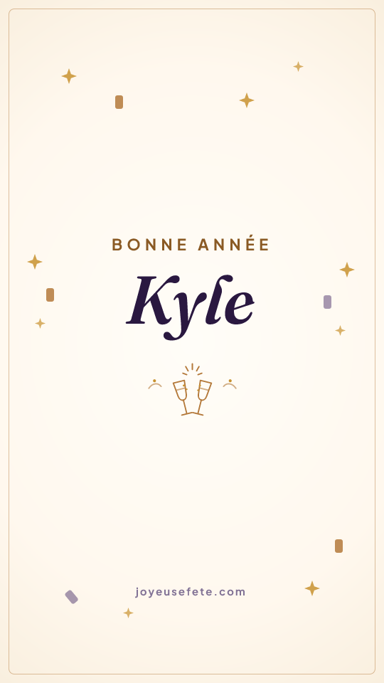 Image « Bonne année Kyle » au format story