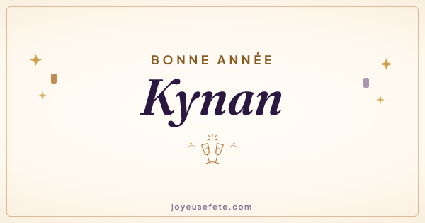 Image « Bonne année Kynan » au format large