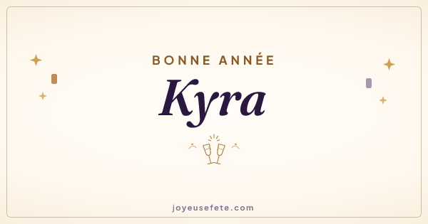 Image « Bonne année Kyra » au format large