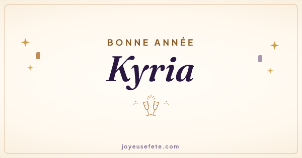 Image « Bonne année Kyria » au format large
