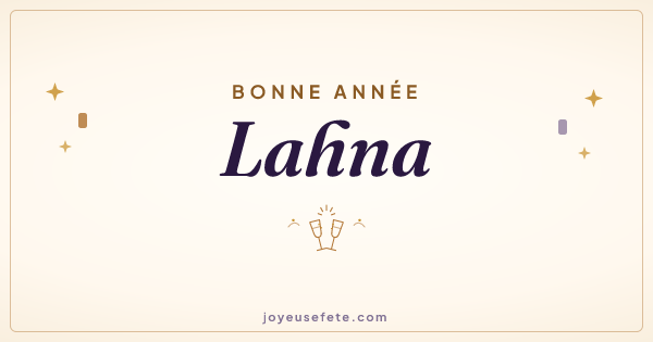 Image « Bonne année Lahna » au format large