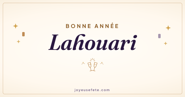 Image « Bonne année Lahouari » au format large