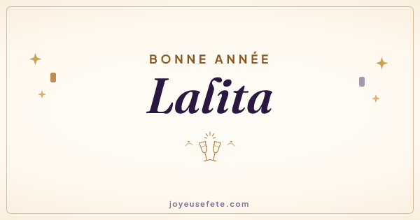 Image « Bonne année Lalita » au format large