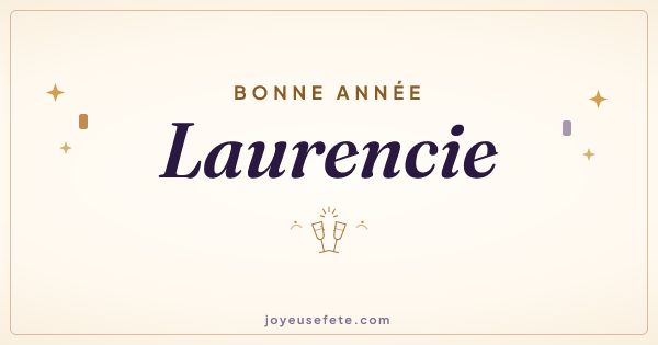 Image « Bonne année Laurencie » au format large