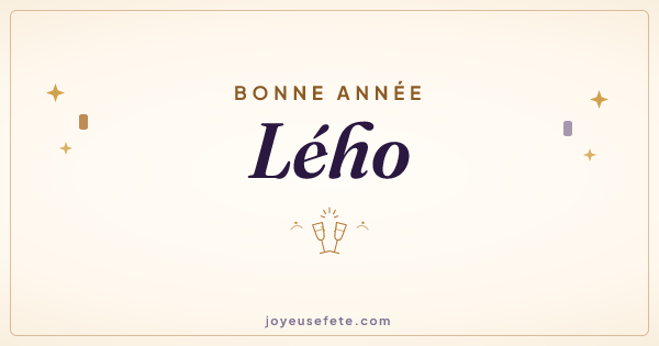 Image « Bonne année Lého » au format large