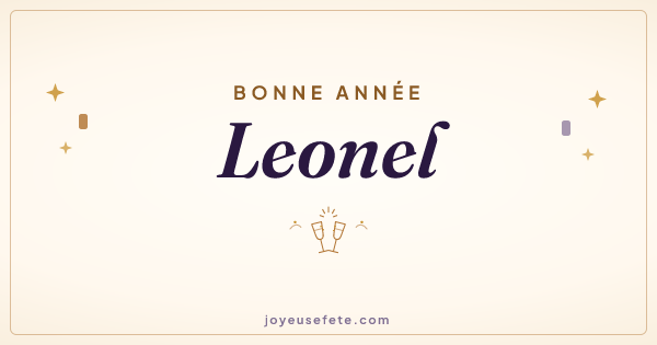 Image « Bonne année Leonel » au format large