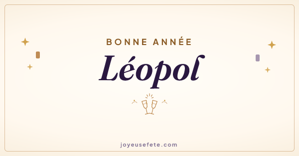 Image « Bonne année Léopol » au format large