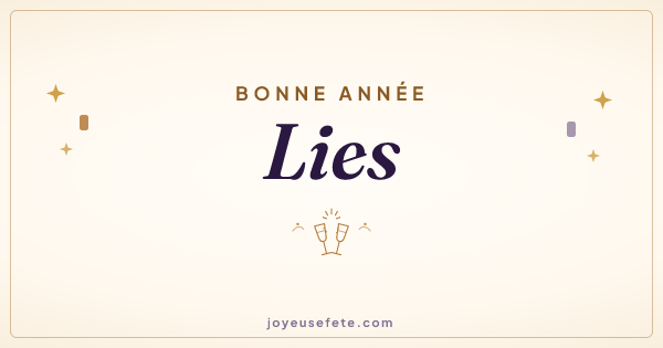 Image « Bonne année Lies » au format large