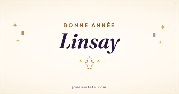 Image « Bonne année Linsay » au format large