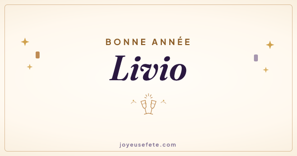 Image « Bonne année Livio » au format large