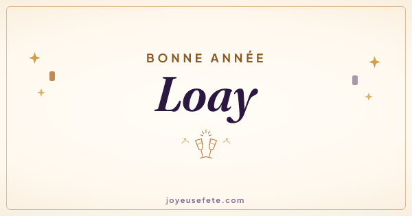 Image « Bonne année Loay » au format large