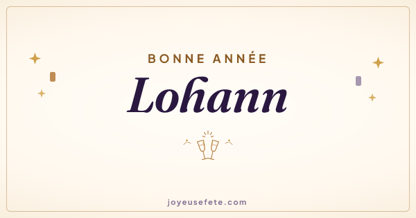 Image « Bonne année Lohann » au format large