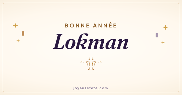 Image « Bonne année Lokman » au format large