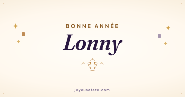 Image « Bonne année Lonny » au format large