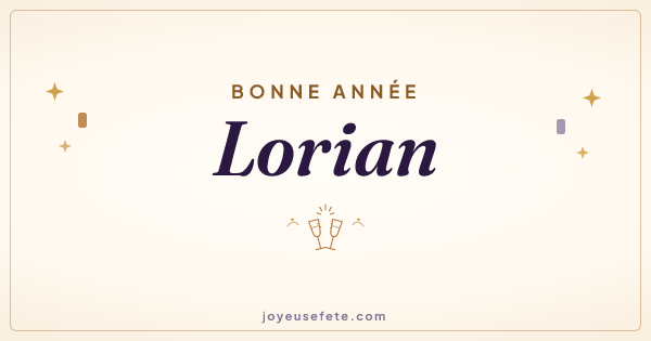 Image « Bonne année Lorian » au format large