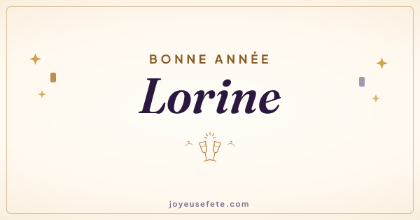 Image « Bonne année Lorine » au format large