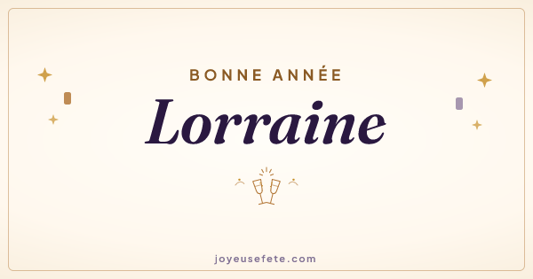 Image « Bonne année Lorraine » au format large