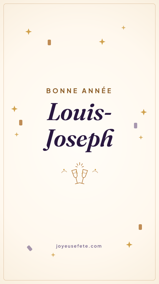 Image « Bonne année Louis-Joseph » au format story