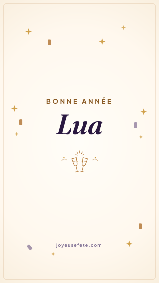 Image « Bonne année Lua » au format story