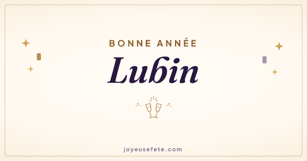 Image « Bonne année Lubin » au format large