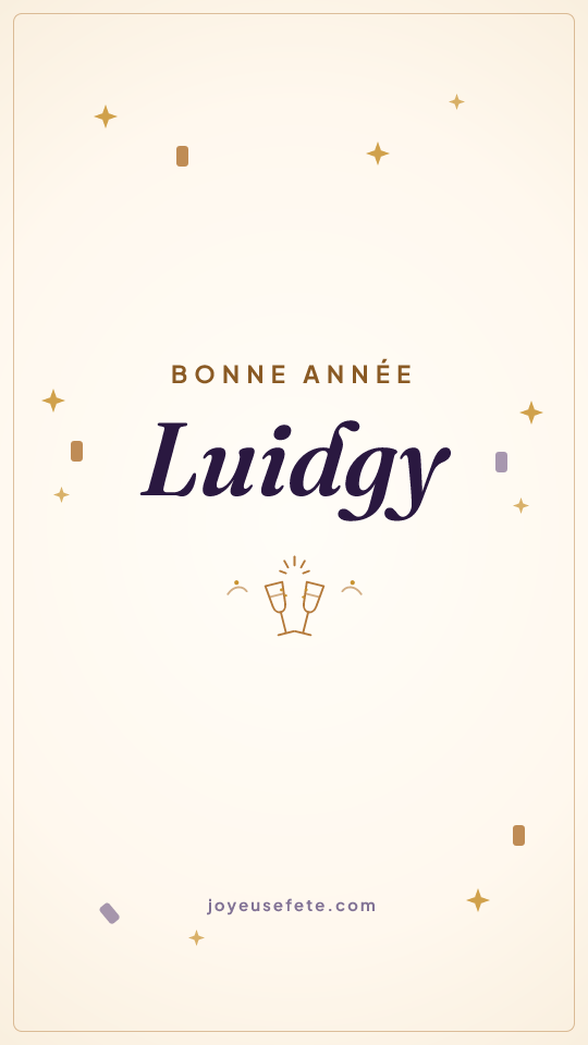 Image « Bonne année Luidgy » au format story