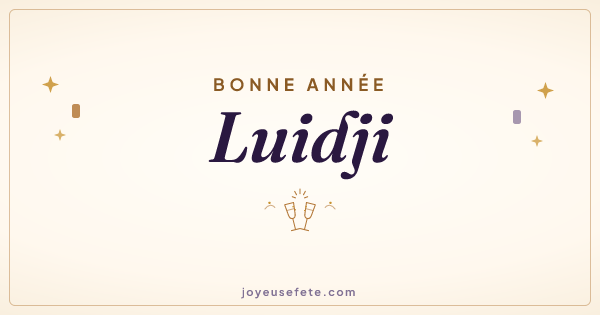 Image « Bonne année Luidji » au format large