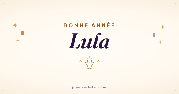 Image « Bonne année Lula » au format large