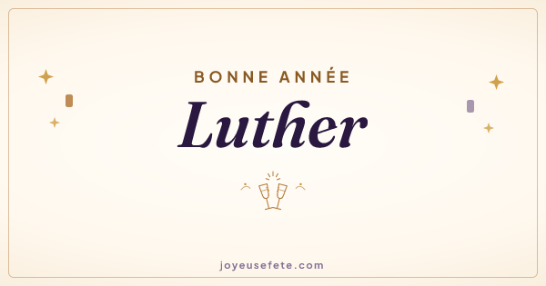 Image « Bonne année Luther » au format large