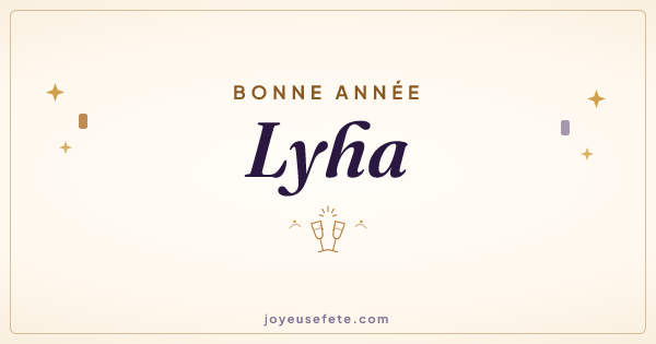 Image « Bonne année Lyha » au format large