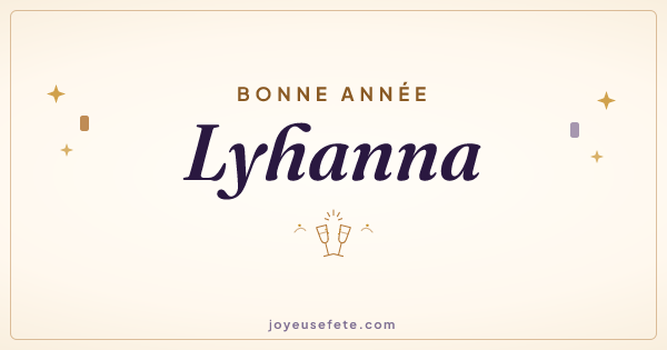 Image « Bonne année Lyhanna » au format large