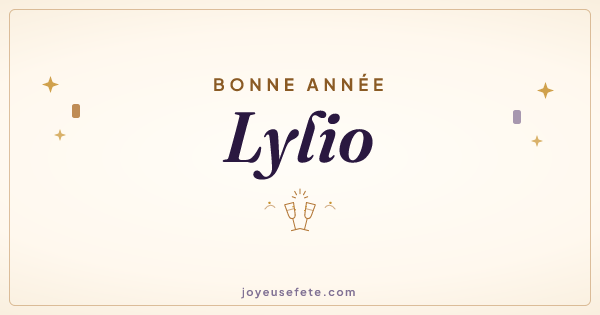 Image « Bonne année Lylio » au format large