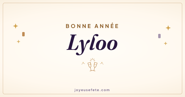 Image « Bonne année Lyloo » au format large