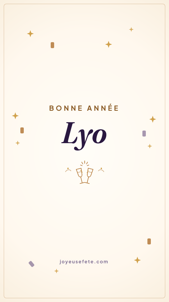 Image « Bonne année Lyo » au format story