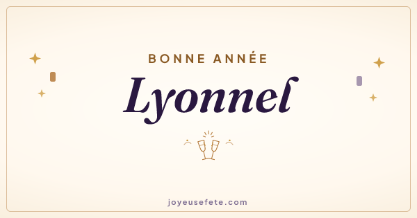 Image « Bonne année Lyonnel » au format large