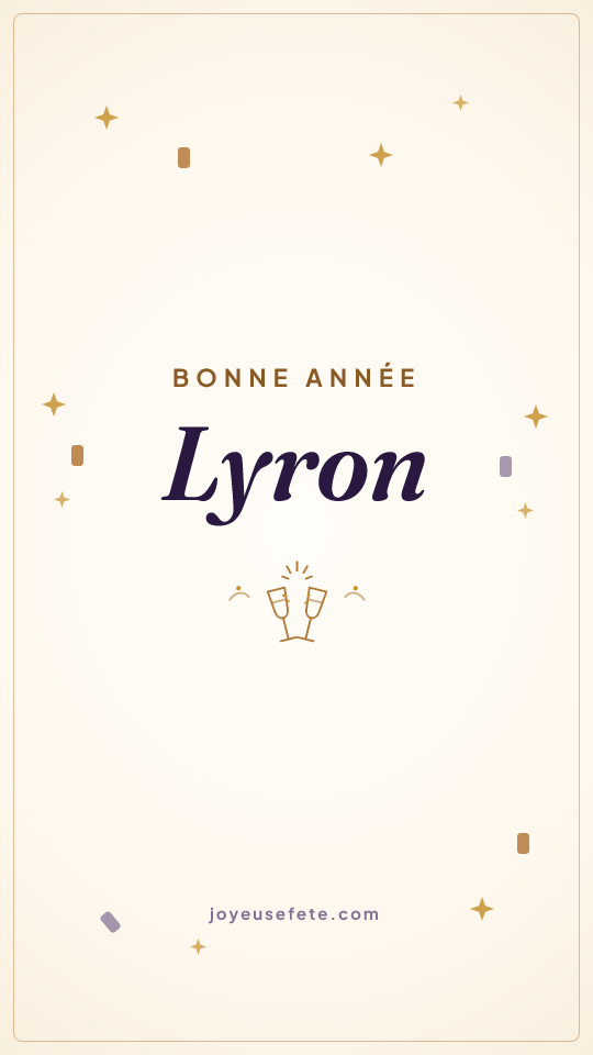 Image « Bonne année Lyron » au format story